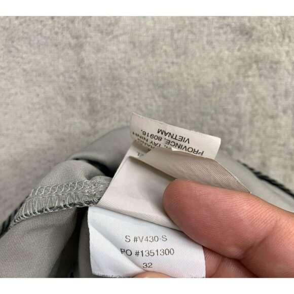 Vuori Meta Pants Mens 32x27 Gray Performance Golf Zip Pocket Stretch Slim Casual - Picture 13 of 16